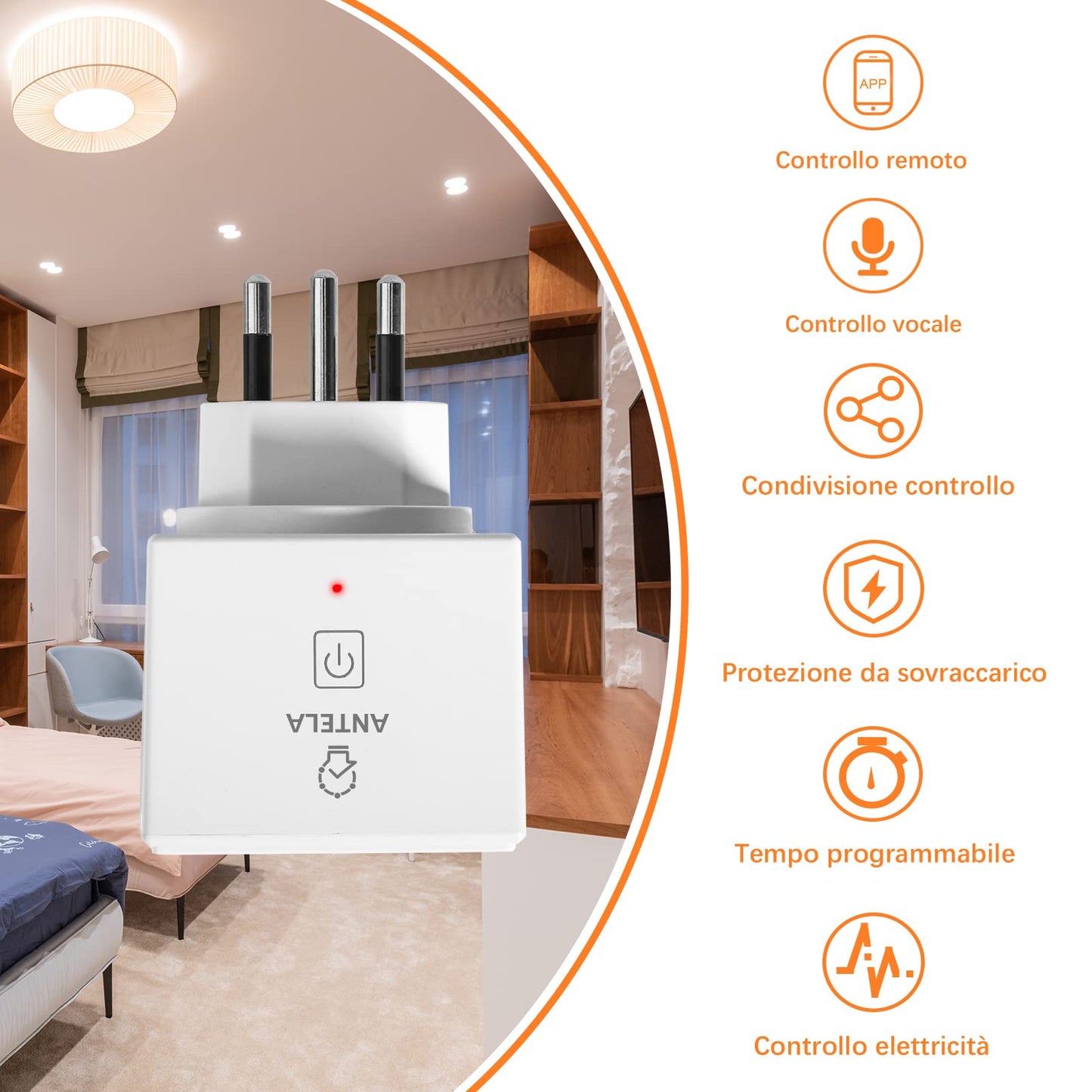 ANTELA Smart Wi-Fi Plug