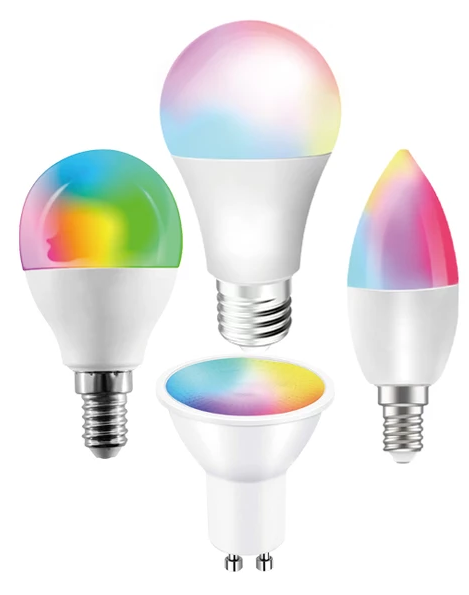 Smart Bulb  A60 C37 G45 GU10