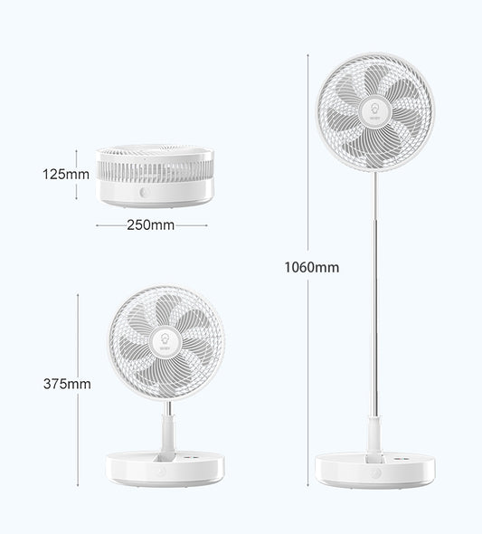 VENTILATORE PORTABILE CON BATTERIA RICARICABILE P30