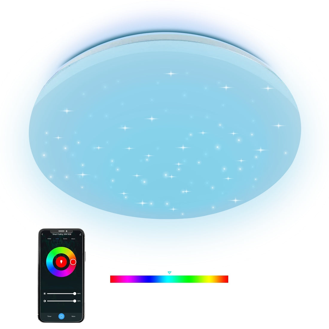 SMART WI-FI RGB LED CEILING LAMP