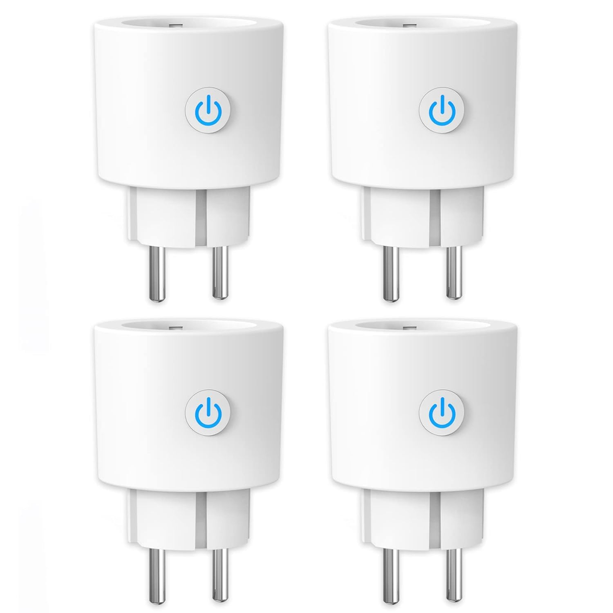 ANTELA WLAN Smart Steckdose mit Strommessung 16A 4pcs