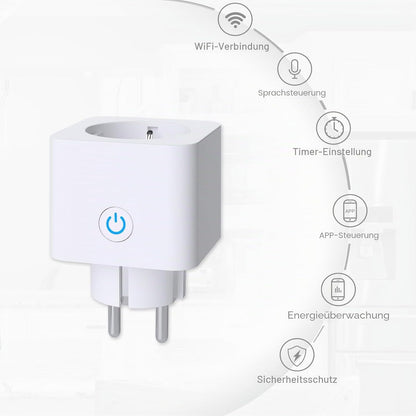 ANTELA WLAN Smart Steckdose 16A Stromverbrauch Messen