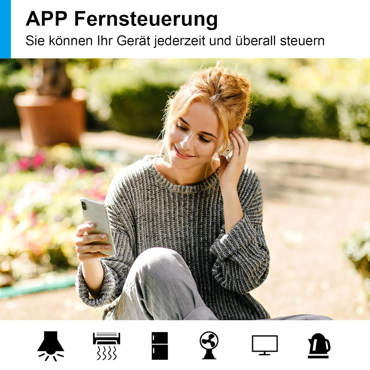 ANTELA WLAN Smart Steckdose mit Strommessung 16A 4pcs