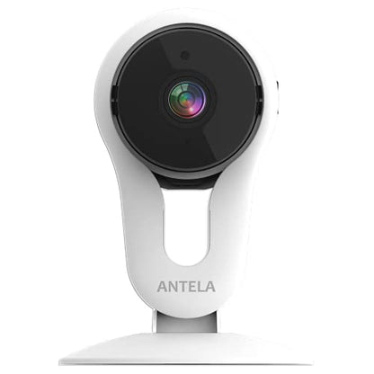 ANTELA 1080P WiFi Indoor IP Surveillance Camera with Night Vision  Compatible with Alexa & Google Assistant Motion Detection, SD Card Slot,  2-Way Audio, Grey : : Electronics